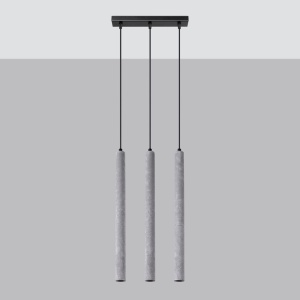 Függőlámpa, Pastelo, szürke beton, 30x3.5x110 cm - Img 2