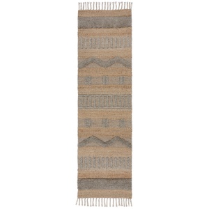 Futószőnyeg, Medina Jute, Flair Rugs, natúr/szürke, 60X230 cm - Img 2