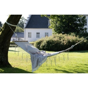 Hamac Hammock, Alb pal, 200x80x3 cm - Img 3