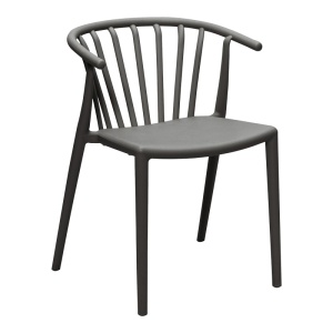 Kerti fotel, Armchair, Pako World, sötétszürke, 55x53x73 cm