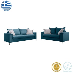 Kétszemélyes kanapé szett 2 db, Verona x2, Pako World, világosszürke, 225x93x100 cm