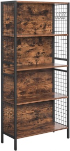 Könyvespolc, Vasagle, 74x30x154.5cm
