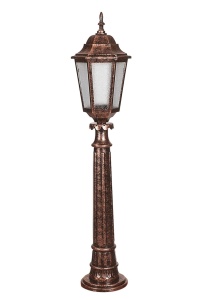 Kültéri állólámpa, Baraka, barna, 106x23 cm