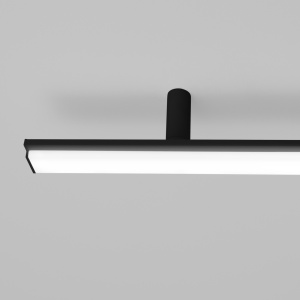 LED-es csillár, Lagom, 4000K, fekete, 181x4x7 cm - Img 5
