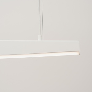 LED-es függőlámpa 3000K, Jorun 150, fehér, 150x3x210 cm - Img 5