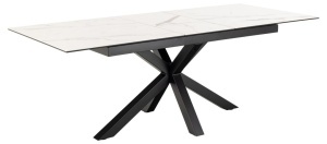 Masa dining Heaven, Alb, 76x210x90 cm - Img 8