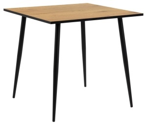 Masa dining Wilma, Natural, 75x80x80 cm - Img 2
