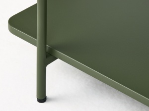 Masuta de cafea YUBA, Verde inchis, 55x34x110 cm - Img 4