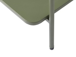 Masuta de cafea YUBA, Verde masliniu, 75x34x75 cm - Img 1