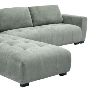 Megfordítható sarokkanapé, Gianco, Pako World, textil, menta, 298x208x85 cm - Img 7