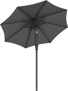 Napernyő 30 fokos, UPF 50+, Songmics, szürke, 210 cm