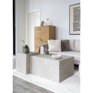 Perna decorativa Albany, Alb, 45x45 cm - Img 2