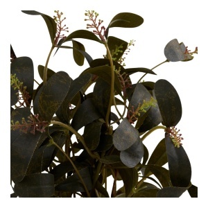 Planta decorativa artificiala, Verde, 22x22x35 cm - Img 3