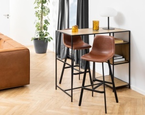 Scaun de bar I_Oregon V2, Maro, 103x46.5x50 cm - Img 2
