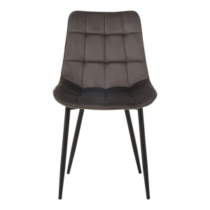 Scaun dining Berne, Gri inchis, 57x53x87 cm - Img 4