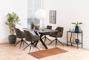 Scaun dining Brenda, Maro, 84.5x58x54.5 cm