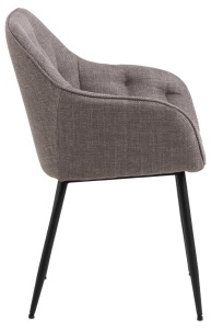 Scaun dining Brooke V5, Gri, 83x58x55 cm - Img 5