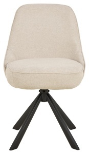 Scaun dining Carlton, Bej, 83.5x52x56 cm - Img 5