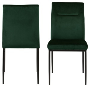 Scaun dining Demi, Verde, 90.5x45x55 cm - Img 4