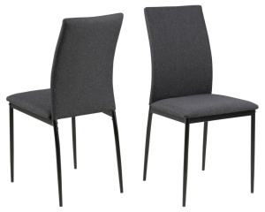 Scaun dining Demina V1, Gri, 92x43.5x53 cm - Img 5