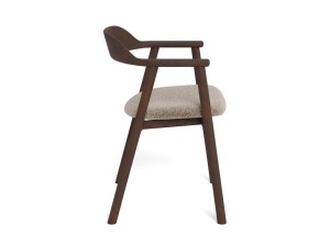 Scaun dining Nixon, Fumuriu mat, 76.5x54x50.9 cm - Img 4