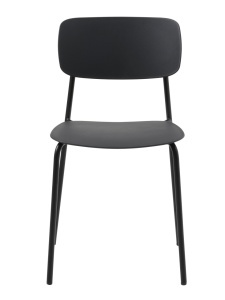 Scaun KIRKLAND, Negru, 51x79x44 cm - Img 3