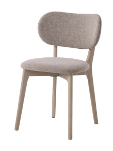 Scaun STILO, Stejar Alb, 54x80x49 cm
