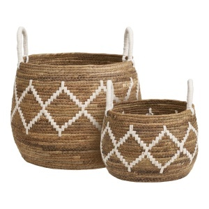 Set 2 piese Cosuri Altea, Natural, 41x41x32 cm - Img 4