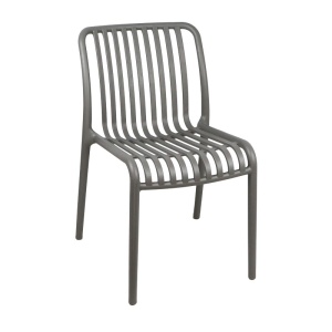 Set mobilier dining 3 piese Mercon Zoi, Antracit, 60x60x75 cm - Img 3