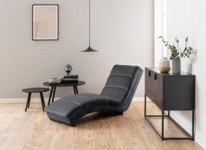 Sezlong Slinky, Gri, 82x60x170 cm
