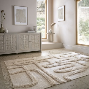 Szőnyeg, Flair Rugs Loma, gyapjú, natúr, 120x170 cm