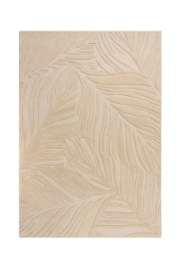 Szőnyeg leveles mintával, Flair Rugs, Lino, natúr, 160x230 cm - Img 2