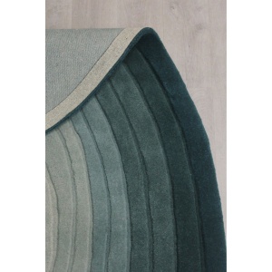 Szőnyeg ovális, Puddle Ombre, Flair Rugs, gyapjú, kék, 160x230 cm - Img 3