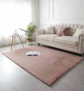 Szőrme hatású csúszásgátlós szőnyeg, Soft 020, 80x150 cm, 1,65kg/m2