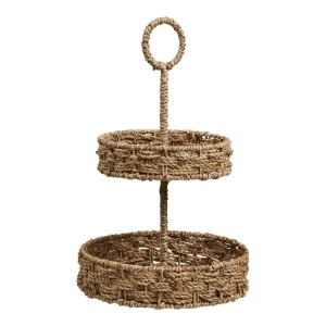 Tava decorativa Rifbjerg, Natural , 25x25x40.5 cm - Img 5
