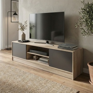 TV-szekrény, Sasa, sonoma, 35x150x41.5 cm