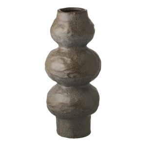 Vaza decorativa, Gri inchis, 14.5x14.5x33.5 cm - Img 5