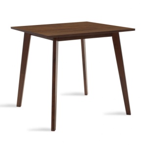Asztal Benson, sötét dió, 80x80x75 cm