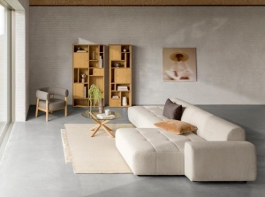 Biblioteca Rangoon, Natural, 180x60.5x30 cm - Img 2