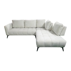 Canapea de colt stanga Belanza, Bej, 213x265x90 cm - Img 5