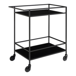 Carucior bar Vita, Negru, 68x40x79 cm - Img 4