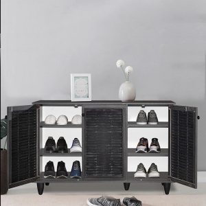Cipősszekrény Ronan, wenge, 105x35x66 cm - Img 4