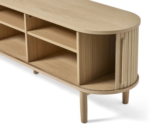Comoda TV META, Bej, 40x56x180 cm - Img 2