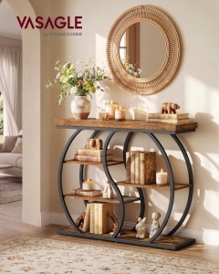 Consola Dacey, Maro rustic, 100x30x81.5 cm - Img 2