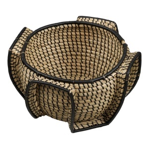 Cos decorativ Medan, Natural, 33x33x20 cm - Img 4