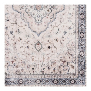Covor intrare hol Doormat, Alb murdar, 80x50 cm - Img 2