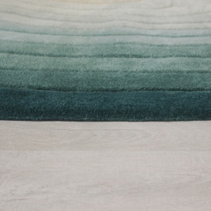 Covor oval Puddle Ombre Wool Albastru 200x290 cm, Flair Rugs - Img 4