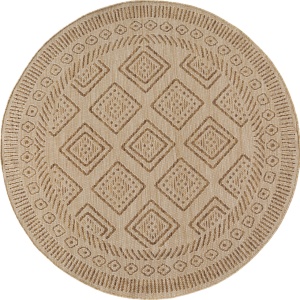 Covor Rotund MIRA V3 Bej 120x120 cm - Img 2