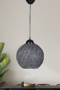 Csillár HM032, fekete, 54x22x22 cm