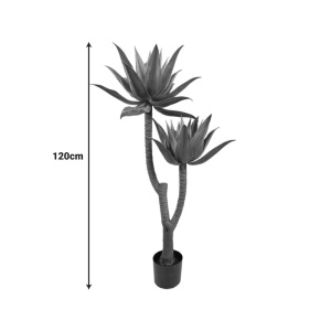 Dísznövény, Lotus, zöld, 120 cm - Img 2